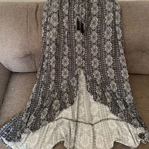 High to Low midi skirt